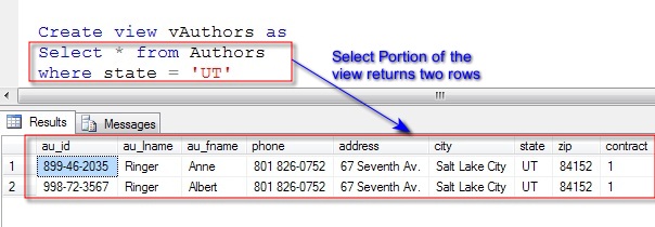 SQL view with check option